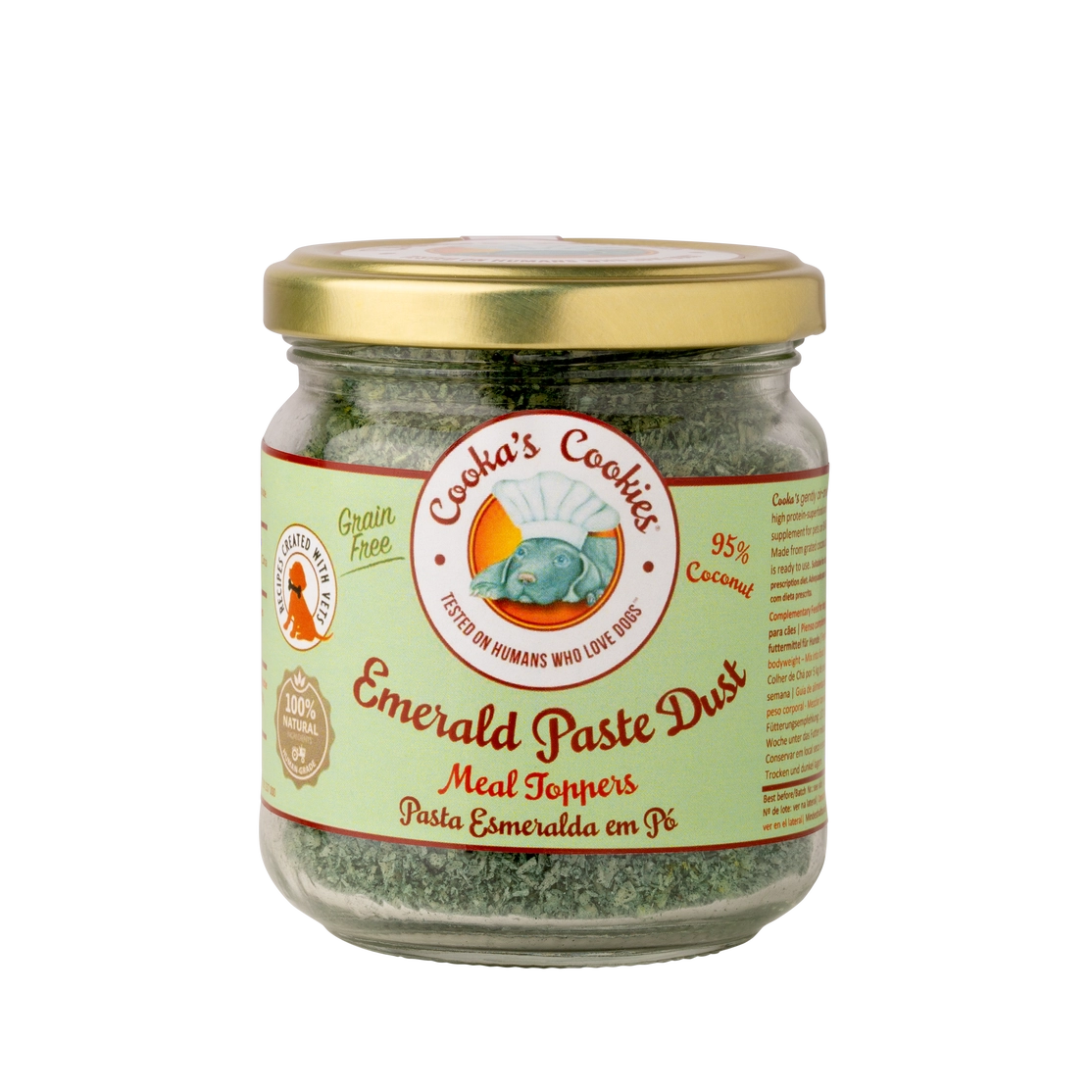 Boosting Meal Topper - Smaragdpasta - Kokosnoot en spirulina