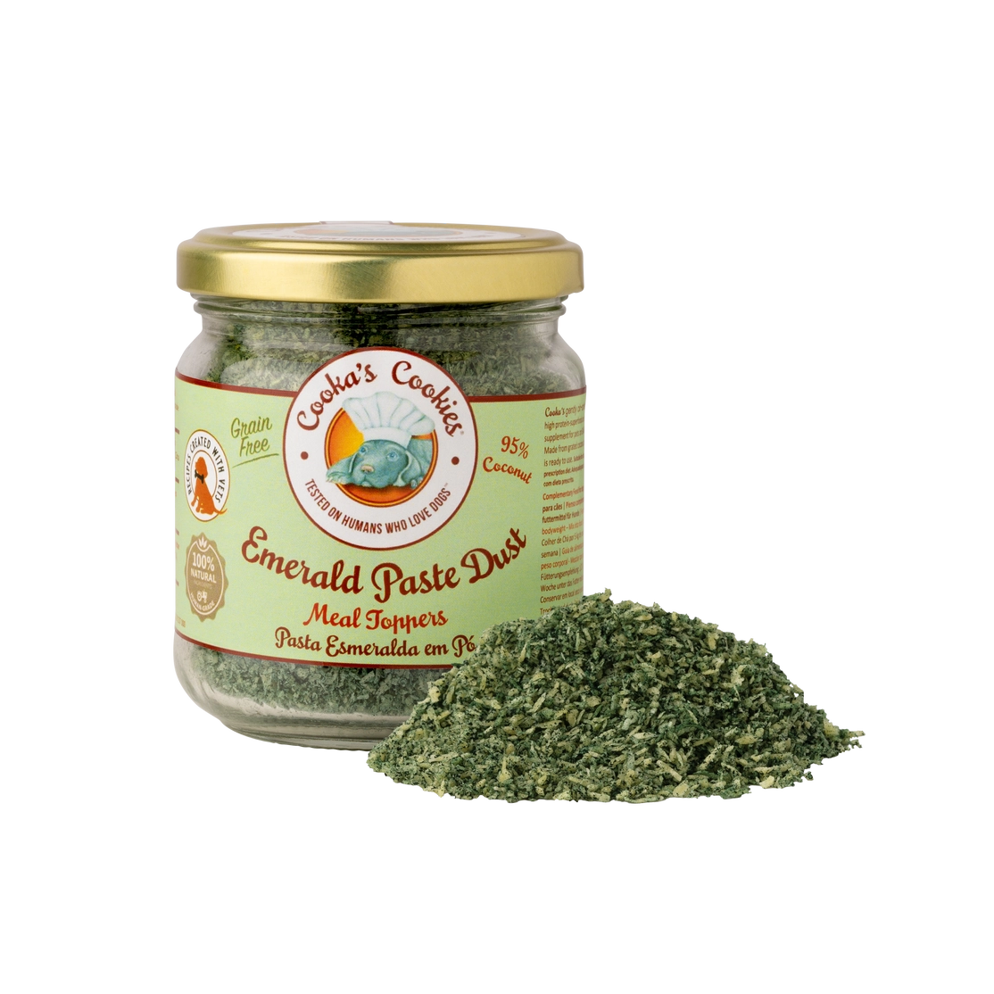 Boosting Meal Topper - Smaragdpasta - Kokosnoot en spirulina