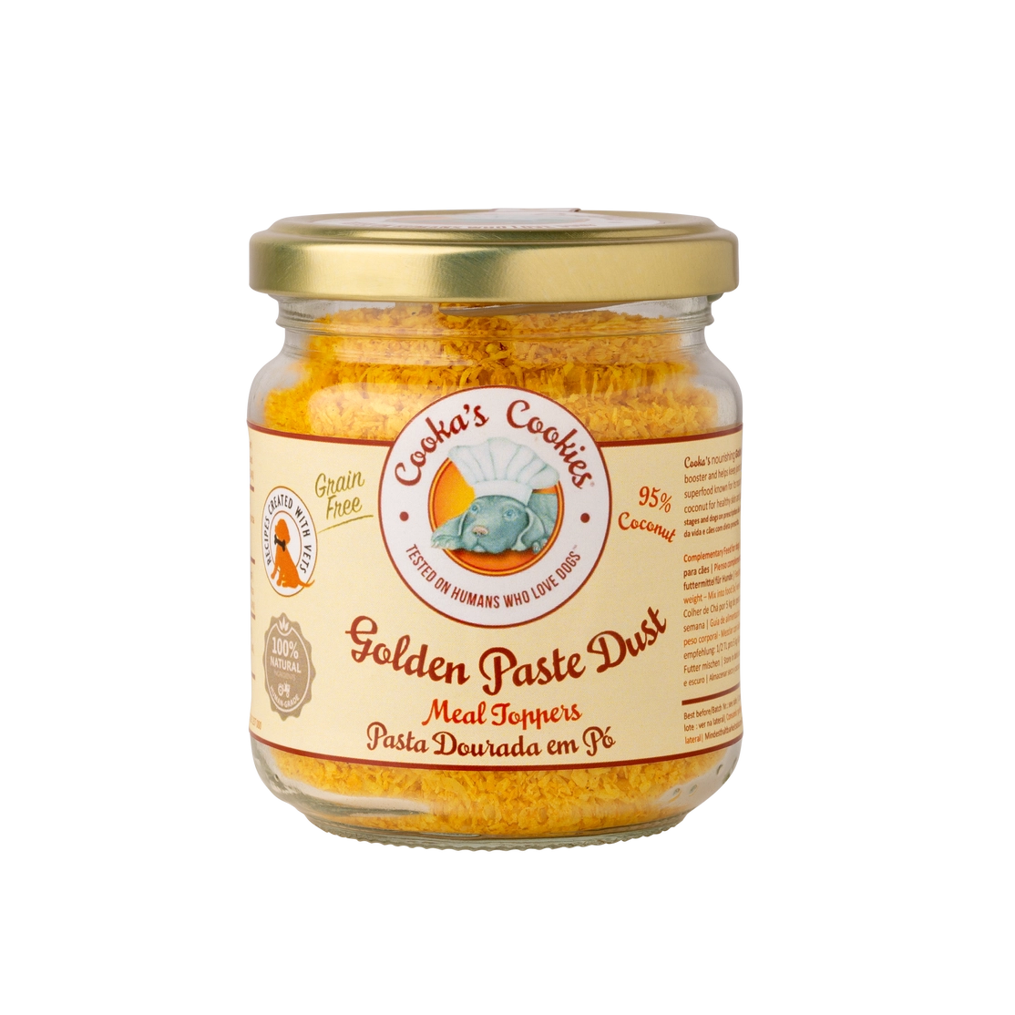 Boosting Meal Topper - Golden Paste - Kokosnoot, kurkuma en zwarte peper